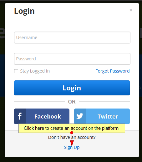 How can i sign up, register, log in on Facebook.com?